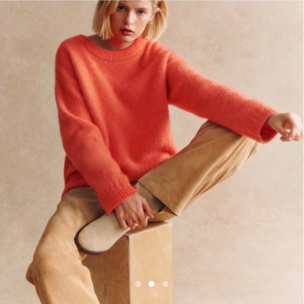 Cozy Orange Sweater